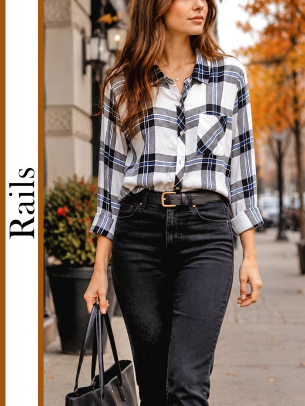 Rails | 'Hunter' Plaid Rayon Flannel Shirt